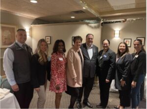 Orland Township Democratic candidates with Democratic Committeeperson Beth McElroy Kirkwood